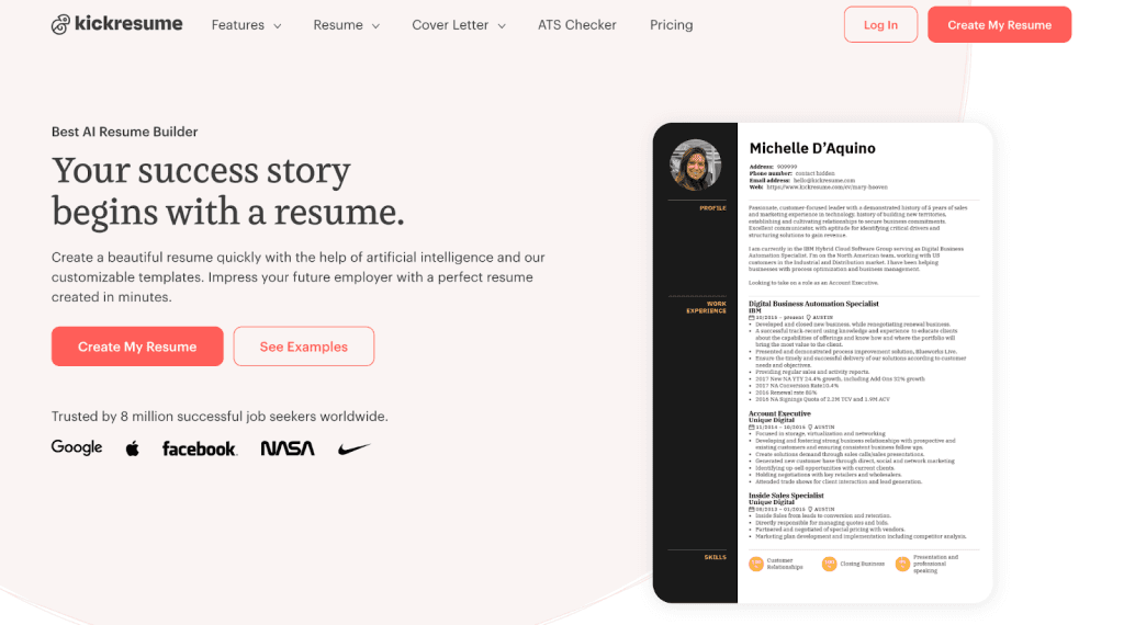 Kickresume