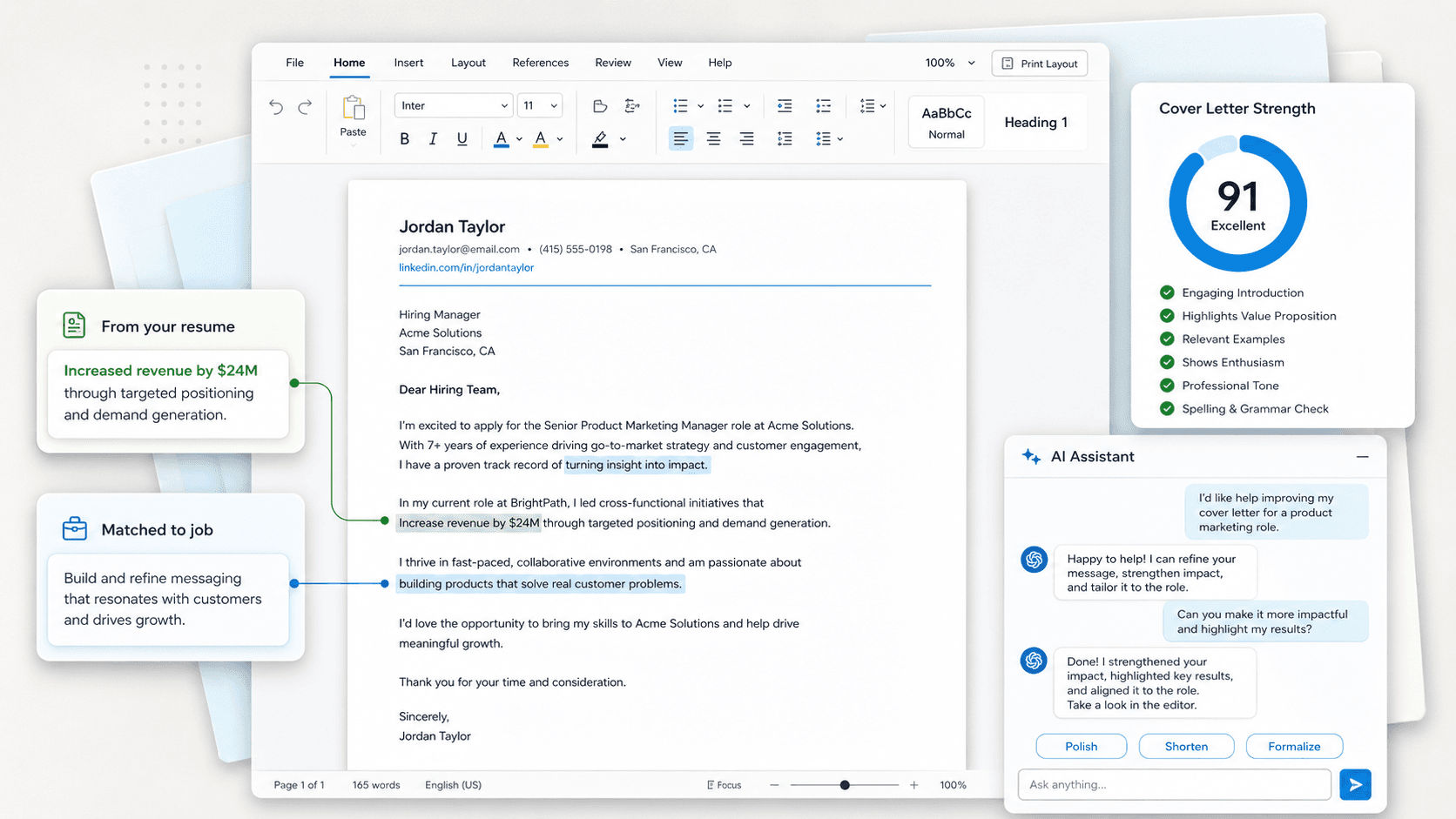 How to Create a Cover Letter Tailored to a Job video placeholder