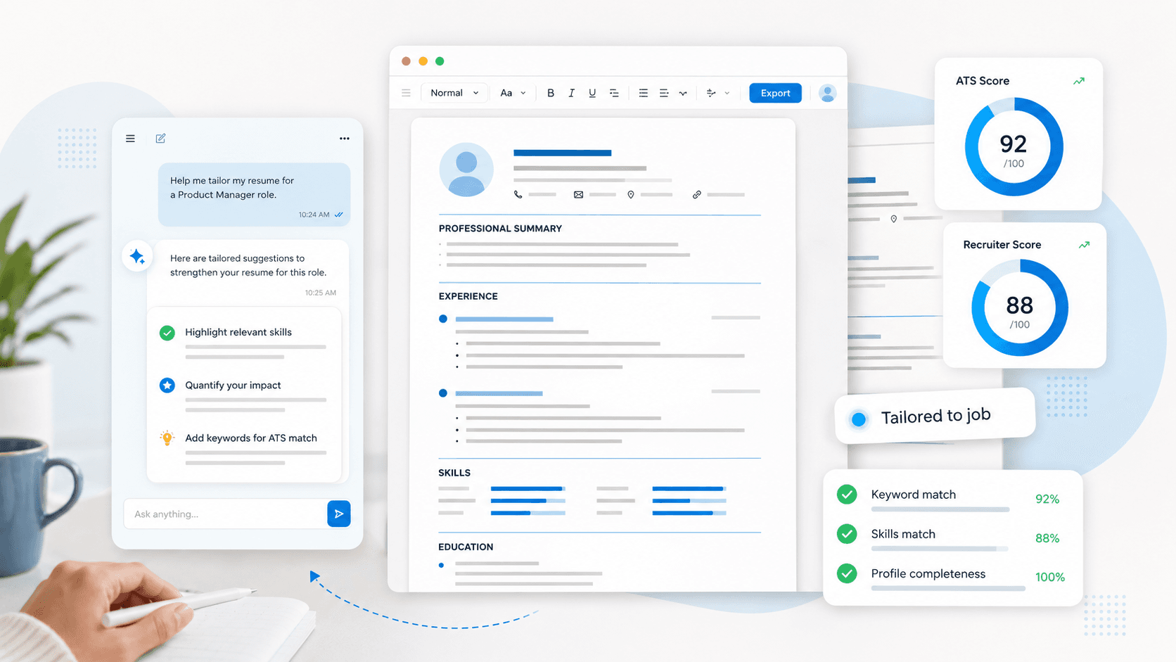 How to Tailor Your Resume to Any Job In Seconds video placeholder