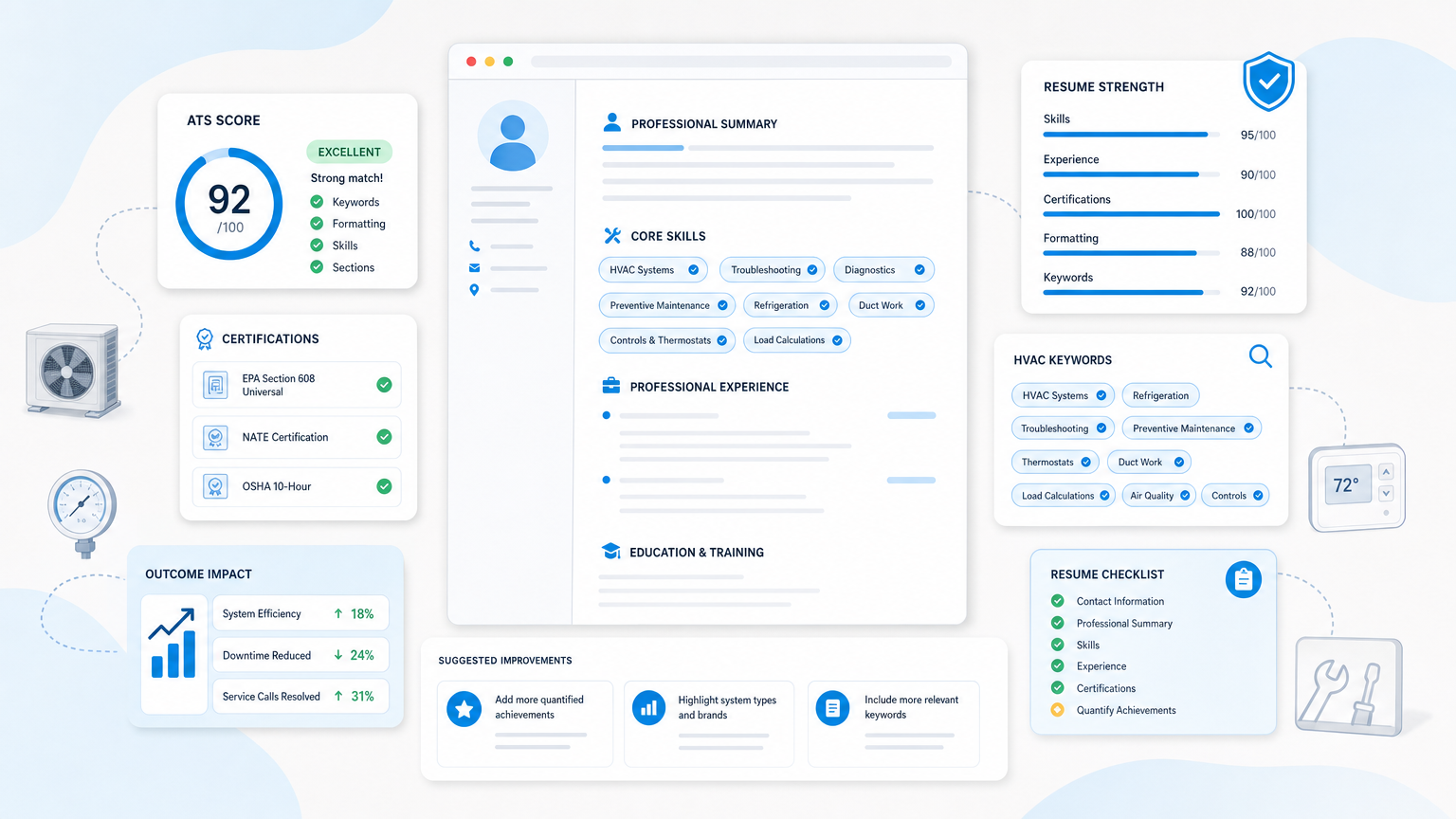 HVAC Resume Examples: How to Write One That Gets Hired
